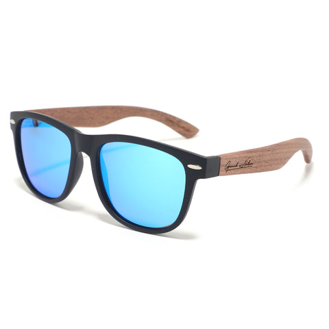 Sunglasses Wood / Blue
