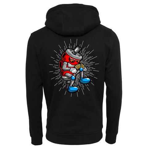 HOODIE | AIR CARTOON | BLACK